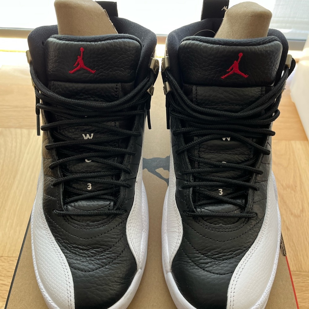 Air Jordan 12 Retro (Black/Varsity Red-White) Size 9.5 (2022 Release)